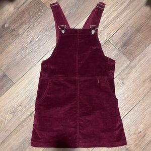 Corduroy Overall Dress